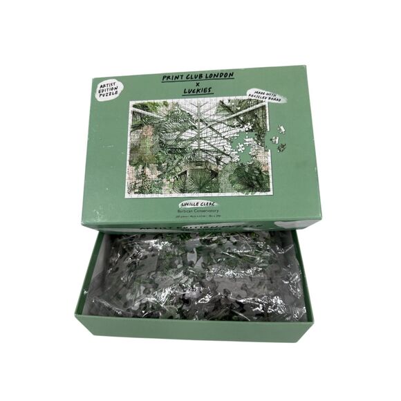 Jigsaw Puzzle 500 Piece Barbican Conservatory Luckies of London Artist Edition - Picture 4 of 6